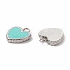 304 Stainless Steel Enamel Charms STAS-H446-150D-2