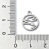 304 Stainless Steel Charms STAS-C097-39P-3