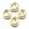 Rack Plating Hammered Alloy Pendants PALLOY-T077-121LG-RS-1