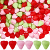 150Pcs 3 Styles PVC Strawberry Display Decorations DJEW-SC0001-31B-1