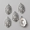 Tibetan Style Alloy Pendants FIND-CJC0018-32AS-2