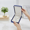 Imitation Leather Pure Color Flip-open Gift Boxes CON-WH0095-238B-03-4