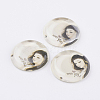 Tempered Glass Cabochons GGLA-33D-13-2