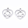 Non-Tarnish 201 Stainless Steel Pendants STAS-T044-195P-2