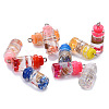 5Pcs Glass Wishing Bottle Pendants FIND-PW0017-25-1