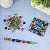 120pcs 15 colors Glass Imitation Austrian Crystal Beads GLAA-TA0001-50-4