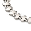 304 Stainless Steel Link Chain Bracelets for Women BJEW-S153-12P-2