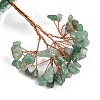 Natural Green Aventurine Chips Tree of Life Decorations DJEW-B013-01A-2