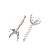 304 Stainless Steel Stud Earring Findings STAS-B091-02A-04P-2