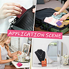 5Pcs 5 Colors PU Leather Ring Organizer Rolls ABAG-CL0001-68-5