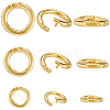9Pcs 3 Styles 925 Sterling Silver Locking Jump Ring STER-BBC0006-99-1