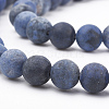 Natural Dumortierite Quartz Beads Strands G-T106-060-2