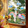 Rainbow & Cloud Rainbow Prism Electrostatic Window Stickers PW-WGA11A0-01-4