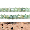 Ombre Effect Dyed Glass Beads Strands LS-GLAA-T025-4mm-09E-4
