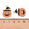 Halloween Theme Alloy Enamel Pendants ENAM-T020-07A-3