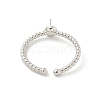 Brass Cup Peg Open Cuff Ring Settings LS-KK-G518-02P-02-3