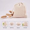Cotton Packing Pouches Drawstring Bags ABAG-PH0002-31-5