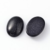 Oval Synthetic Blue Goldstone Cabochons G-P131-8x10-04-1