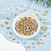 520Pcs Brass Rhinestone Spacer Beads RB-PA0001-07B-4