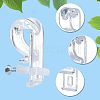 Gorgecraft 2 Sets Curtain Clear P Clips Hook IFIN-GF0001-24-3