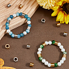 24Pcs 2 Colors 304 Stainless Steel Beads STAS-SC0009-34-4