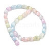 Macaron Color Natural Selenite Beads Strands X1-G-B102-A01-01-2