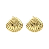 Brass Stud Earrings EJEW-H157-01G-03-4