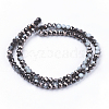 Electroplate Glass Faceted Rondelle Beads Strands X-EGLA-D020-3x2mm-04-2