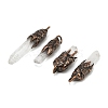 Natural Quartz Crystal Points Pendants G-D102-07R-2