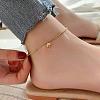 Titanium Steel Charm Anklets for Women WG18C2B-39-1