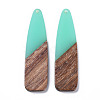 Resin & Walnut Wood Big Pendants LS-RESI-ZX016-01B-2