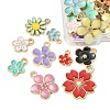 50Pcs 7 Styles Alloy Enamel Charms ENAM-YW0003-10-2