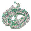 Crackle Glass Beads Strands X1-CCG-C002-8mm-07-2