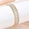304 Stainless Steel Cuff Bangles for Women BJEW-D466-03GP-1