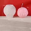 3D Christmas Ball DIY Silicone Candle Molds PW-WG35901-01-1