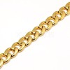 304 Stainless Steel Curb Chain/Twisted Chain Necklaces STAS-A028-N127G-2