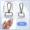 16Pcs Zinc Alloy Swivel Clasps FIND-SP0003-73B-2