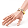Handmade Polymer Clay Beads Stretch Bracelets Sets BJEW-JB06353-03-3