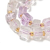 Natural Amethyst Beads Strands G-G053-B13-01A-4