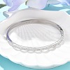 304 Stainless Steel Rhinestone Bangles for Women BJEW-Z092-12P-2