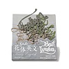 10Pcs 10 Styles Hollow Lace Flower Scrapbook Paper Label DIY-D075-01-7