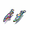 Rainbow Color Alloy Pendants LS-PALLOY-N163-109-NR-3