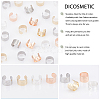 DICOSMETIC 80Pcs 4 Colors 304 Stainless Steel Ear Cuff Findings STAS-DC0006-84-4