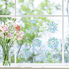 16 Sheets 4 Styles Waterproof PVC Colored Laser Stained Window Film Static Stickers DIY-WH0314-076-7