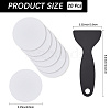 Flat Round PEVA Bathtub Non-Slip Stickers AJEW-CN0003-85B-2