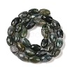 Natural Moss Agate Beads Strands G-Q194-B03-01-3