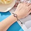 DIY Blank Dome Link Bracelet Making Kit sgDIY-SZ0009-08-6