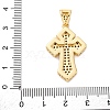 Brass Micro Pave Cubic Zirconia Pendants KK-S510-48G-02-3