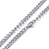 304 Stainless Steel Pendant Necklaces NJEW-C042-10P-4