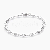 304 Stainless Steel Link Chain Bracelets BJEW-P239-13-2